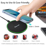 Wireless Charger For Samsung Galaxy S25 Ultra S24 Plus S23 S22 S21 S20 S10 S9 S8, Galaxy Note 20 10 9 8; Fast Wireless Charging Pad Compatible With Iphone 16 Pro Max 15 14 13 12 11 Xs Xr X