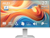 Pro Mp273Qw E14 27-Inch Ips 2560 X 1440 (Qhd) Computer Monitor, 144Hz,Adaptive-Synch, Hdmi, Dp Port, Vesa Mountable, Tilt, Speaker, 1Ms, White