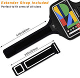 Running Armband for Google Pixel 10/10 Pro/10a/9/9 Pro/9a/8/7/6/6 Pro/5a/4XL/3a XL/3 XL, Running Exercise Case with Card Slot for Pixel (Black)