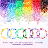 3400pcs Pony Beads, 36 Colors Plastic Beads for Jewelry, Crafts & Hair Braiding