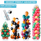 2 Set Balloon Column Stand Kit For Floor, 2025 Updated Balloon Tower Stand Kit With Heavy Base, Adjustable Metal Balloon Stand For Party Decoration