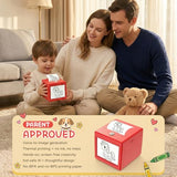 Ai Sticker Printer For Kids, Portable Sticker Maker With Voice-To-Image Generation, Instant Thermal Printing, Creative Toy Kit With 3 Paper Rolls And Coloring Pens