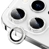 iPhone 14 Pro Max Camera Lens Protector Metal 9H Scratchproof Silver