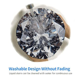 Mouse Pad Diamond Print Mouse Pads For Desk With Non-Slip Rubber Base Office Computer Round Mousepad Mouse Mat For Home Office Desk Accessories