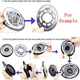 Replacement Ear Pads Cushions Compatible With Turtle Beach Elite Atlas Pro/Elite Pro 2/Elite Atlas Aero Wireless Pc Gaming Headset Repair Parts (Diy Gel Earpads)