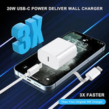Iphone 15 Fast Charger,Dual 20W Usb C Wall Charger Block Adapter With 6Ft Usb C To Usb C Fast Charging Cable Compatible For Iphone 15/15 Pro Max/15 Plus,Ipad,Galaxy,Pixel