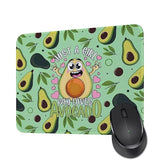 Avocado Lover Gift For Women Just A Girl Who Loves Avocado Rectangle Avocado Fruit Gaming Computer Mouse Pad Friendship Gifts For Best Friend (Loves Avocado Mp)