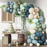 98pcs Dusty Blue Sage Green Balloon Arch Kit for Baby Shower, Birthday, Wedding Decor