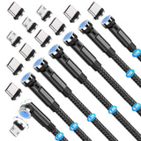 540° Rotation Magnetic Charging Cable(7-Pack, 1.6Ft/3.3Ft/3.3Ft/6.6Ft/6.6Ft/10