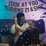 Black Glitter Happy 21St Birthday Banner Sign,Funny 21St Birthday Decorations,Look At You Turning 21 Banner For Men Women Him Her Cheers To 21 Years Old Bday Party Decor Supplies