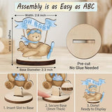 Baby Shower Centerpieces for Tables, Bear Table Decorations 12 Pcs