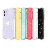 Clear Glitter Sparkle Bling Anti-Scratch Shockproof Protective Phone Case for iPhone 11 (6.1 inch) 2019