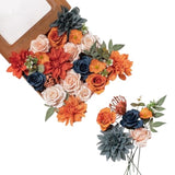 Dusty Rose Silk Flower Combo: Wedding Centerpieces & Home Decor