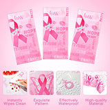 3 Pieces Breast Cancer Awareness Party Decorations Breast Cancer Table Covers Disposable Pink Ribbon Awareness Table Cloth Hope Faith Courage Table Runner for Breast Cancer Party Supplies 54 x 108
