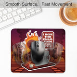 I Hope This Email Finds You Well Mouse Pad, Funny Skeleton Office Mousepad, Work Place Mousepad Graduation Gifts, New Job Gifts, Halloween Mousepad Gifts For Boss Coworker Friend Teacher