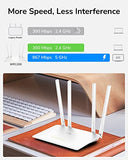 Ac1200 Smart Wifi Router Extender, Access Point, Wisp, 5Ghz Dual Band, 10/100Mbps Lan, 4X5Dbi Antennas, Vpn, Guest Wifi, Ap Mode, Wr1200