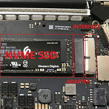 M.2 Nvme Macbook Ssd Convert Adapter For Upgraded Macbook Air Pro Retina Mid 2013-2017, Ahci Ssd Upgraded Kit For A1465 A1466 A1398 A1502