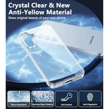 Samsung Galaxy A35 5G Clear Case Slim Shockproof Military-Grade 6.6 Inch