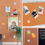 40Pcs Flower Push Pins Flower Cute Pins Decorative Flower Cork Board Tacks For Bulletin Board, Photos Wall Maps, Other Offices Schools Supplies And Accessories, Christmas Decoration