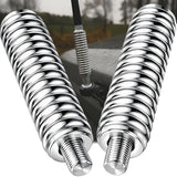 SS-3H CB Antenna Spring Mount Heavy Duty Stainless Steel CB Springs (2PCS) fit Mobile/in-Vehicle CB Radio Antenna Mount up to 60" Long and 3/8", 24