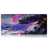 Xxl Gaming Mouse Pad,Computer Laptop Keyboard Large Anime Mouse Mat(35.4X15.7 Inches),Durable Non-Slip Rubber Base And Smooth Surface Desk Pad(Us-9040 Zilong)