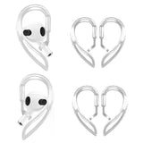 Ear Hooks Compatible With Airpods3,Anti-Slip Anti-Drop Airpod 3 Earhooks, Multi-Angle Adjustment Accessories,2 Pairs,Transparent (A3H2P)