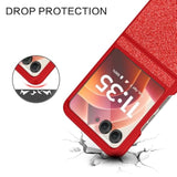 Glitter Motorola Razr 2024 Case, Luxury Protective Phone Case For Motorola Razr 50, Red