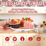 50 Pcs Christmas Buffalo Plaid Paper Plates 9-Inch Red & Green Snowflake Decor