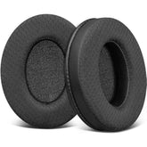 Earpads Replacement For Sennheiser Hd202/Hd202Ii/Hd203/Hd212/Hd212-Pro/Hd437/Hd447/Hd457/Hd477/Hd497/Eh150/Eh250/Eh350/Hd62-Tv/Hd65-Tv, Ear Pads Cushions With Football Texture Fabric - Black