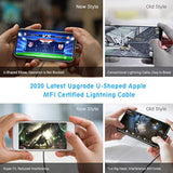 3Pack 90 Degree Iphone Charger 10Ft,Apple Mfi Certified 10 Feet Usb A To Lightning Cord Long,Nylon Right Angle 10 Foot Charging Cable For Apple Iphone 14 Pro Max/14 Plus/13 Pro/12 Mini/11/X/Xs/Xr/Ipad