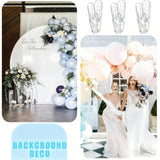 10 Pack Balloon Arch Clips Plastic Spring Clamp-2.4" Heavy Duty Clip To Easily Create Balloon Garland, Balloon Arch Kit, Balloon Clips For Weddings, Birthdays, Baby Showers Photography Studios