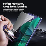 2+2 Pack For Motorola Moto G Stylus 5G 2025 Privacy Screen Protector With Camera Lens Protector, Anti Spy Tempered Glass Protection Film 9H Hardness, Scratch Resistant, Case Friendly