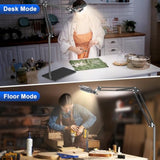 Overhead Phone Tripod with Rechargeable Light for Cooking & Content Creation