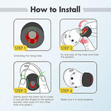 Memory Foam Tips For Samsung Galaxy Buds Pro/Plus, No Silicone Eartips Pain, Anti-Slip Replacement Ear Tips, Fit In The Charging Case, Reducing Noise Earbuds, 3 Pairs (Assorted Sizes S/M/L, Black)