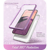 i-Blason Cosmo Series Case for iPhone 12, iPhone 12 Pro 6.1 inch (2020 Release), Slim Full-Body Stylish Protective Case with Built-in Screen Protector (Ameth)