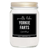 You Nique Designs Yorkie Gifts For Yorkie Lovers - Dog Fart Candle, Yorkie Candles For Women, Men - Dog Dad, Mom Gifts Idea - Yorkshire Terrier Decor, Ornament (Lavender & Vanilla)