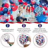 142PCS Red White Blue Balloon Garland Kit