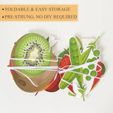 Fruit & Vegetable Banner Farmers Market Garland Summer Fruit Garden Party Decor