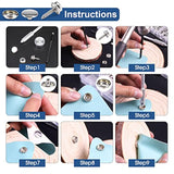 323 Piece Canvas Snap Kit, Marine Grade Stainless Steel (Caps, Sockets