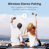 Stormbox 2 Bluetooth Speaker With 34W 360° Surround Sound, Xbass Tech, 24H Playtime, Ipx7 Waterproof, Bluetooth 5.3, Tws Pairing Portable Wireless Speaker For Outdoor