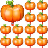 12 Pcs Pumpkin Foil Balloons Large Fall Thanksgiving Autumn Birthday Party Decor