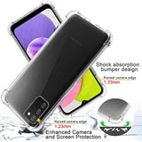 Samsung A03s Clear Case, Galaxy A03s Clear Phone Case and Screen Protector, Shockproof Crystal Clear Slim Soft Silicone TPU Protective Phone Cover for Samsung Galaxy A03s