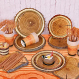 129pcs Camping Birthday Party Supplies Camo Hunting Tableware Decor