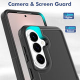 Heavy Duty Dual Layer Protective Case for Samsung Galaxy S26 with HD Screen Protector, Military Grade Drop Tested, Non-Slip Shockproof Rugged Cell Phone Cover