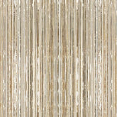 2Pack Champange Party Metallic Tinsel Foil Fringe Curtains, 3.2Ft X 8.2Ft Door Streamer Photo Booth Backdrop For Birthday Graduation Engagement Bridal Shower Bachelorette Baby Shower Party Decorations
