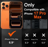 3Pcs Rear Back Camera Lens Protector Tempered Glass For Iphone 17 Pro Max - Hd Clear Full Coverage Guard