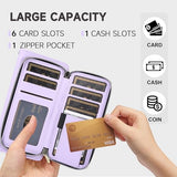 Wallet Case for Galaxy Z Fold 3 with Zipper Card Holder, Crossbody Purse Handbag Stylish Protective Cover with Shoulder Strap & Wrist Strap
