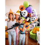 Halloween Balloons 60pcs Black Orange Purple Green Confetti Latex Party Decorations