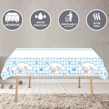 Cinnamoroll Birthday Decorations, 101Pieces Party Supplies Set Include Banner, Balloons, Stickers, Hanging Swirls, Cake Cupcake Toppers, Tablecloth For Kids Cinnamoroll Theme Party