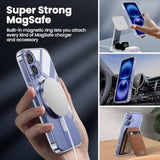 iPhone 16 Clear Case Magnetic Anti-Yellowing Shockproof Slim 6.1 Inch